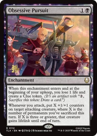 Obsessive Pursuit [Avatar: The Last Airbender Prerelease Cards]
