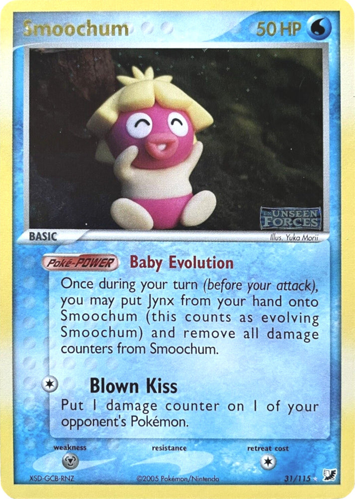Smoochum (31/115) (Stamped) [EX: Unseen Forces] 