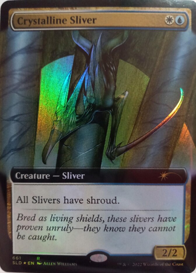Crystalline Sliver (Extended Art) [Secret Lair Drop Promos] 