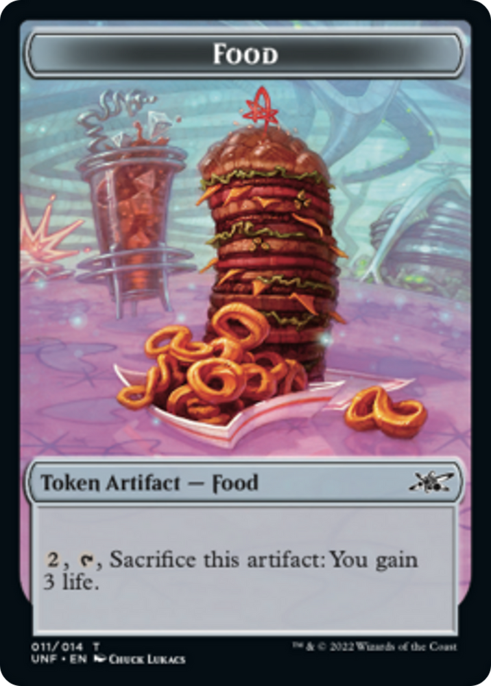 Squirrel // Food (011) Double-Sided Token [Unfinity Tokens] 