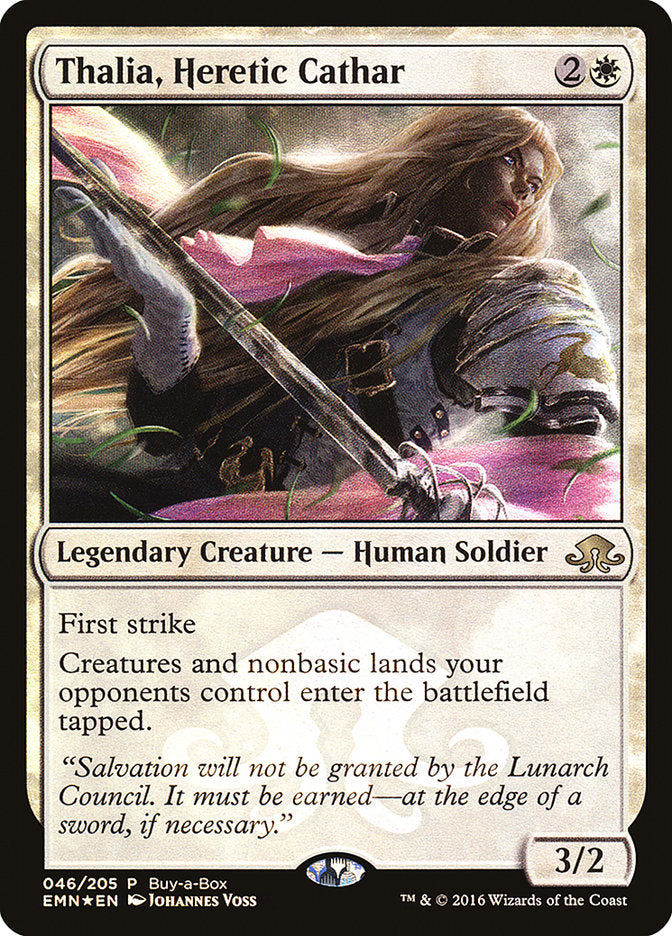Thalia, Heretic Cathar (Buy-A-Box) [Eldritch Moon Promos] 