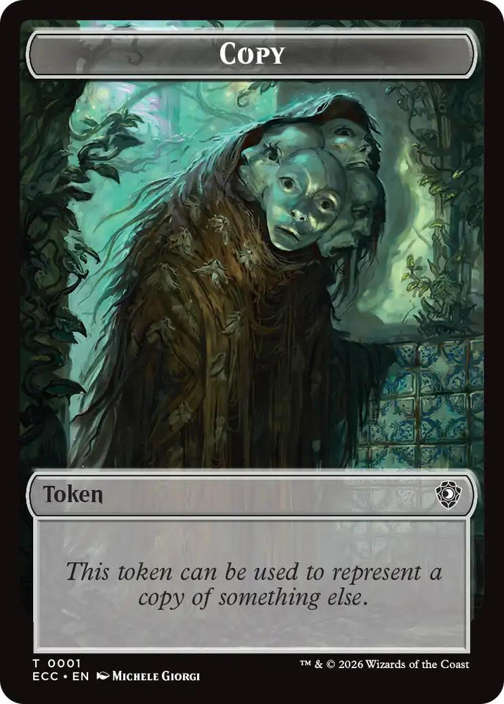Copy // Shapeshifter Double-Sided Token [Lorwyn Eclipsed Tokens]