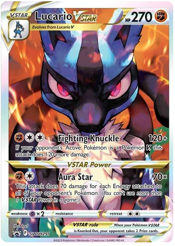 Lucario VSTAR (SWSH291) [Sword &amp; Shield: Black Star Promos] 