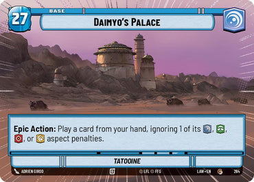 Daimyo's Palace // Shield (284 // t06) (Hyperspace) (284 // T06) [A Lawless Time]