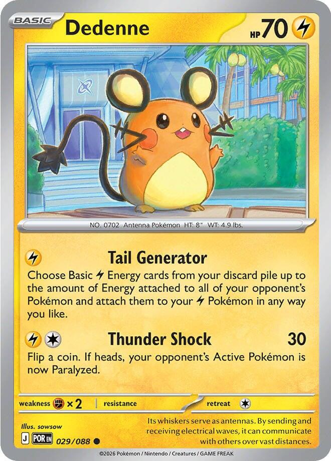 Dedenne (029/088) [Mega Evolution: Perfect Order]