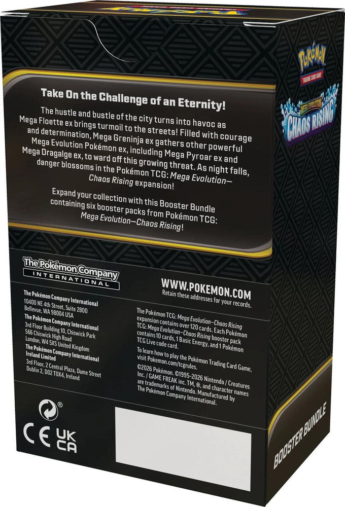 Mega Evolution: Chaos Rising Booster Bundle (Précommandes)