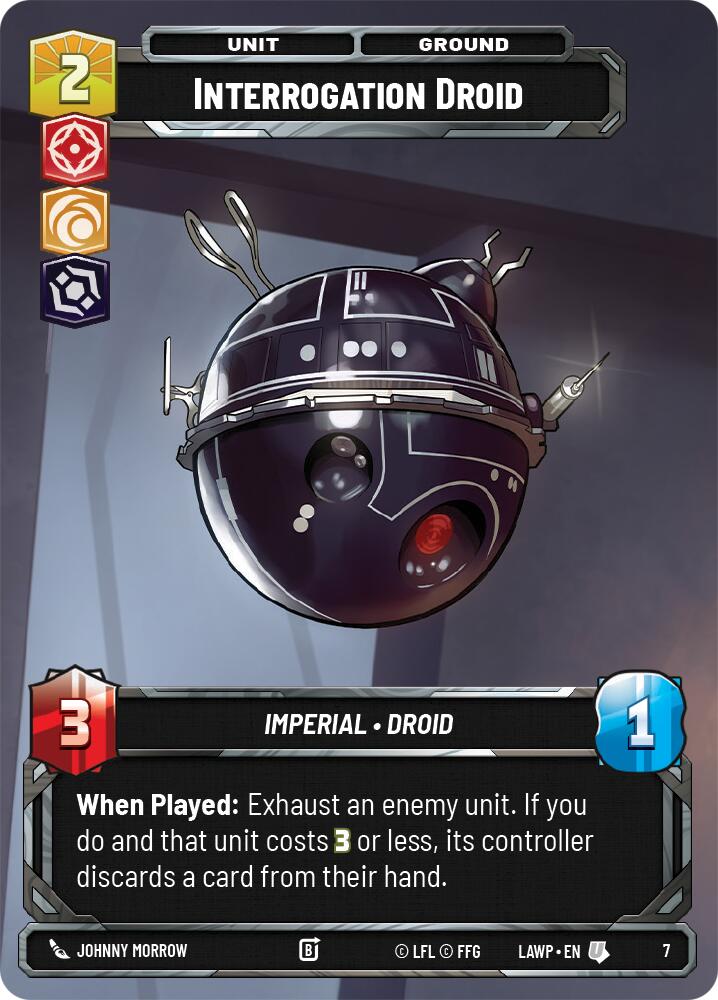 Interrogation Droid (7) (7) [A Lawless Time: Weekly Play]