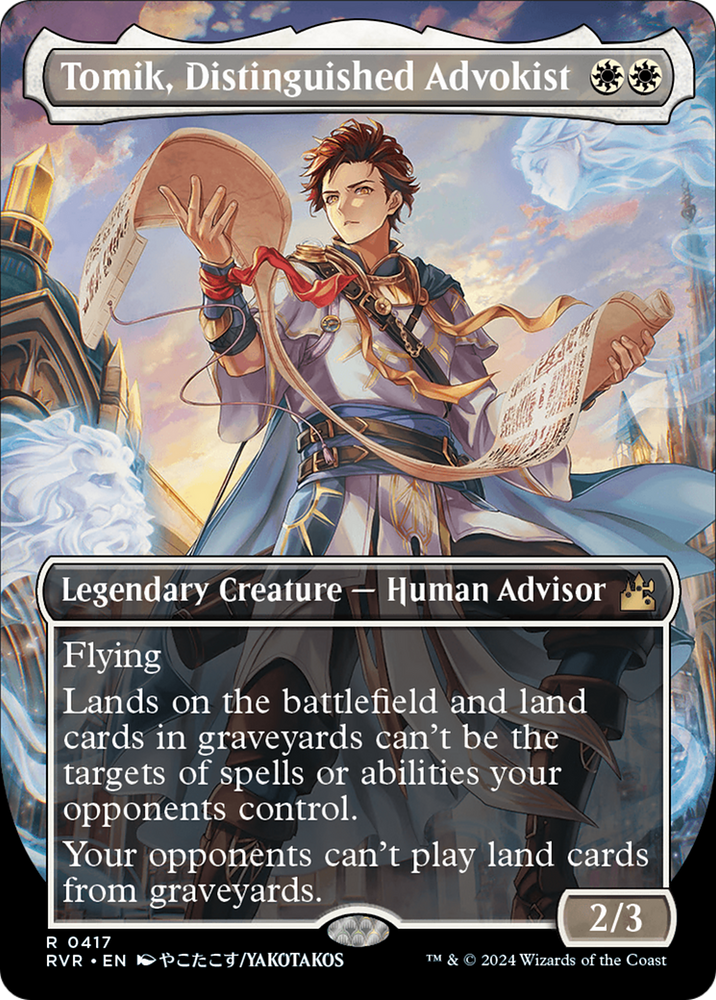 Tomik, Distinguished Advokist (Anime Borderless) [Ravnica Remastered] 