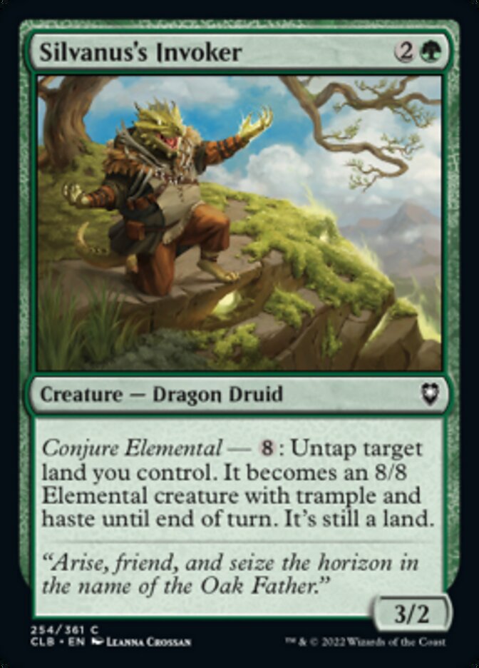 Silvanus's Invoker [Commander Legends: Battle for Baldur's Gate] 
