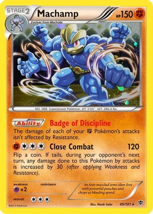 Machamp (49/101) (Cosmos Holo) [Black &amp; White: Plasma Blast] 
