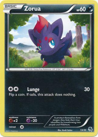 Zorua (13/30) [Black &amp; White: Trainer Kit - Zoroark] 