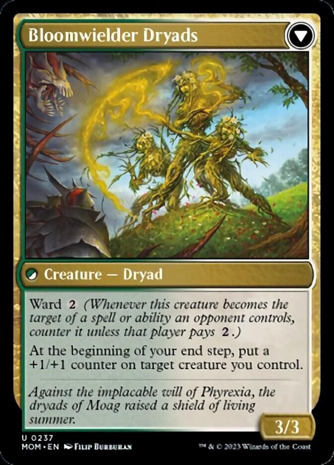 Invasion of Moag // Bloomweaver Dryads [March of the Machine] 