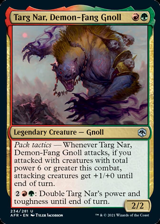 Targ Nar, Demon-Fang Gnoll [Dungeons &amp; Dragons: Adventures in the Forgotten Realms] 