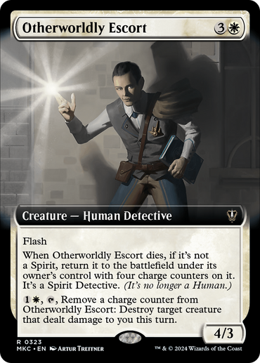 Otherworldly Escort (Extended Art) [Murders at Karlov Manor Commander] 