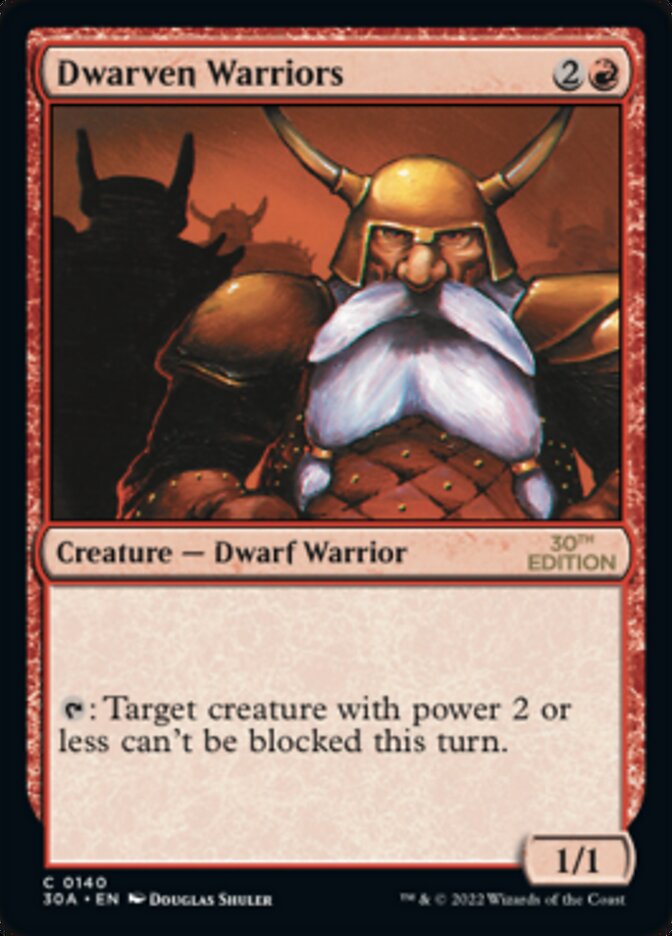 Dwarven Warriors [30th Anniversary Edition] 