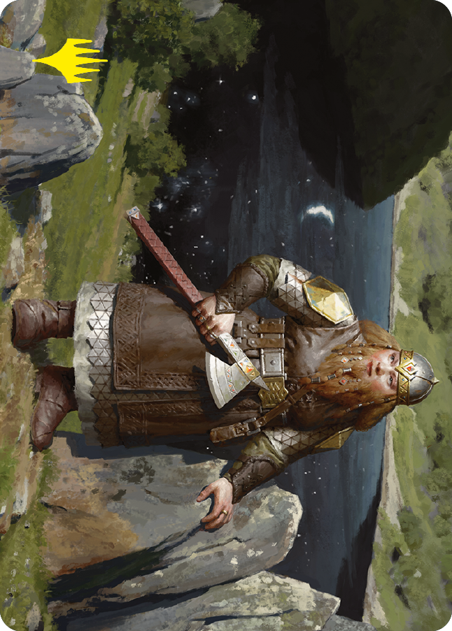 Mirrormere Guardian Art Card (Gold-Stamped Signature) [The Lord of the Rings: Tales of Middle-earth Art Series] 