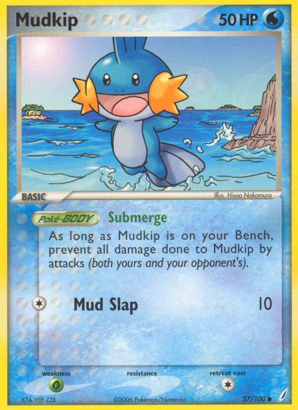 Mudkip (57/100) [EX: Crystal Guardians] 