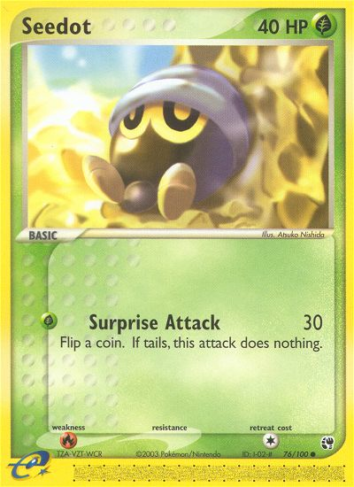 Seedot (76/100) [EX: Sandstorm] 