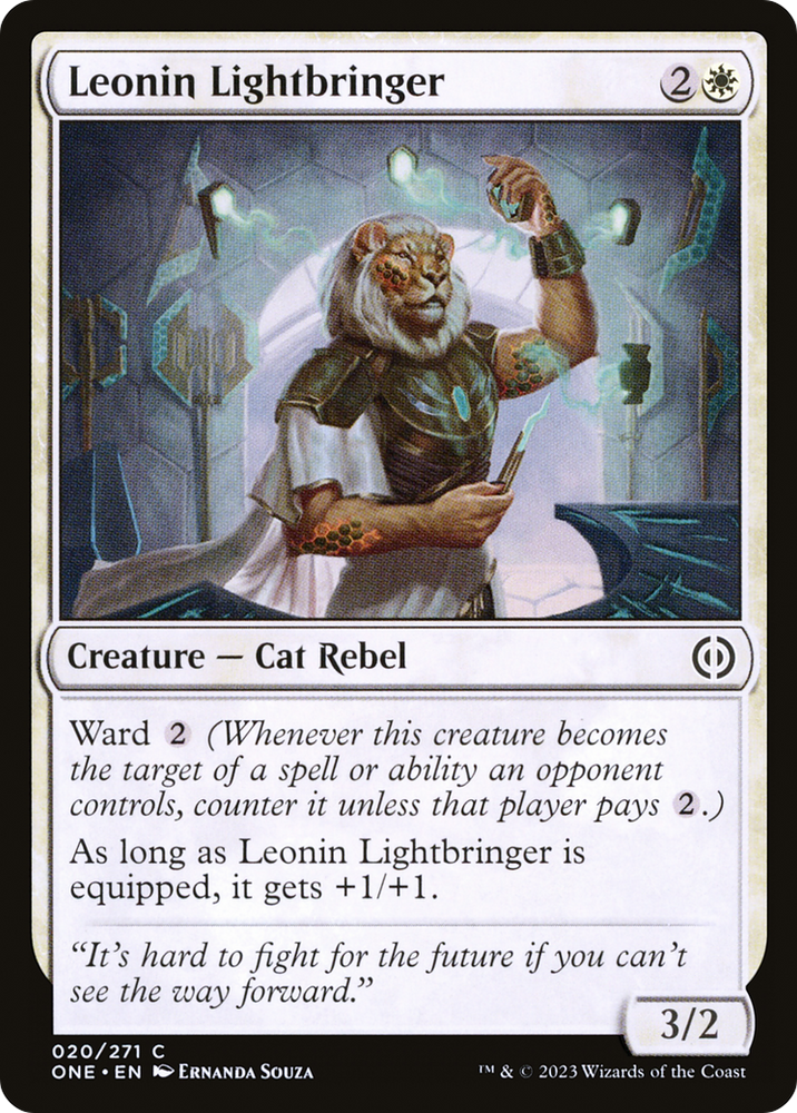 Leonin Lightbringer [Phyrexia: All Will Be One] 
