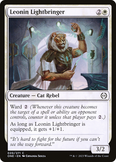 Leonin Lightbringer [Phyrexia: All Will Be One] 