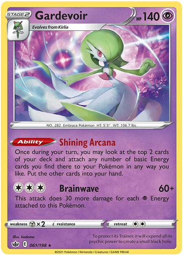 Gardevoir (061/198) [Sword &amp; Shield: Chilling Reign] 