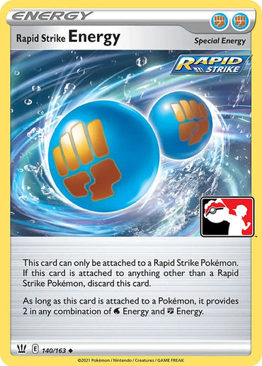 Rapid Strike Energy (140/163) [Prize Pack Series Two] 