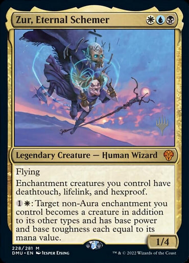 Zur, Eternal Schemer (Promo Pack) [Dominaria United Promos] 