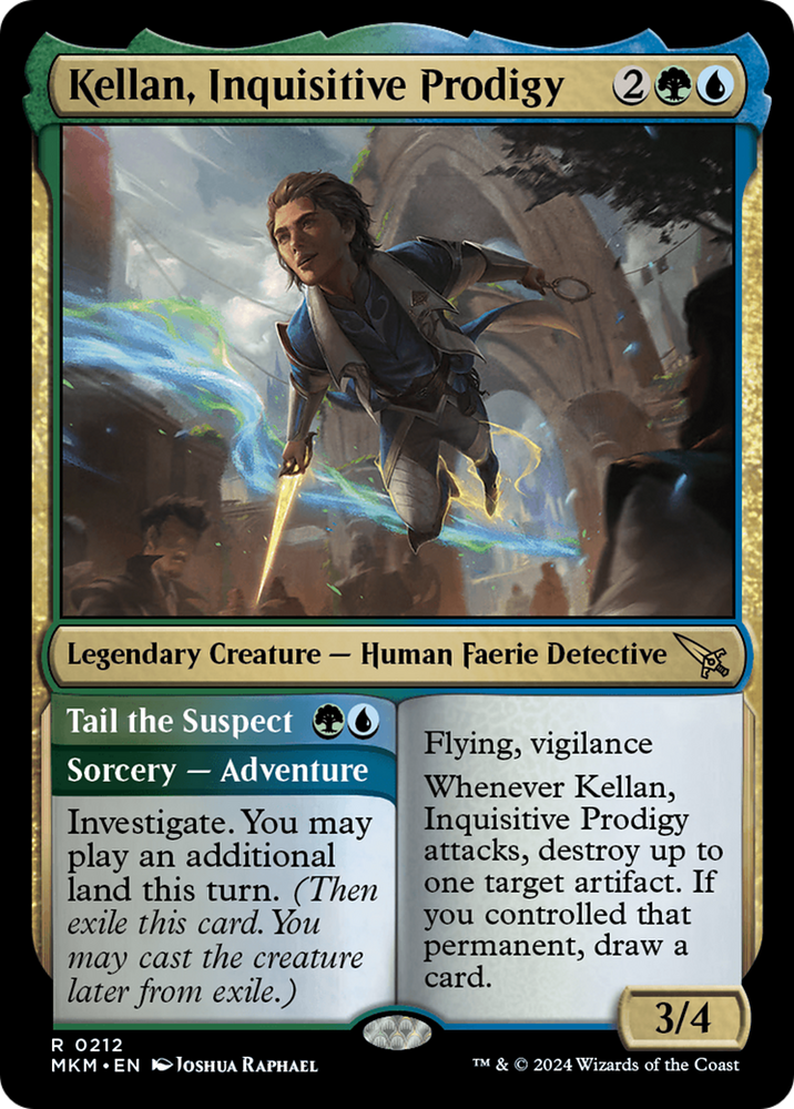 Kellan, Inquisitive Prodigy // Tail the Suspect [Murders at Karlov Manor] 