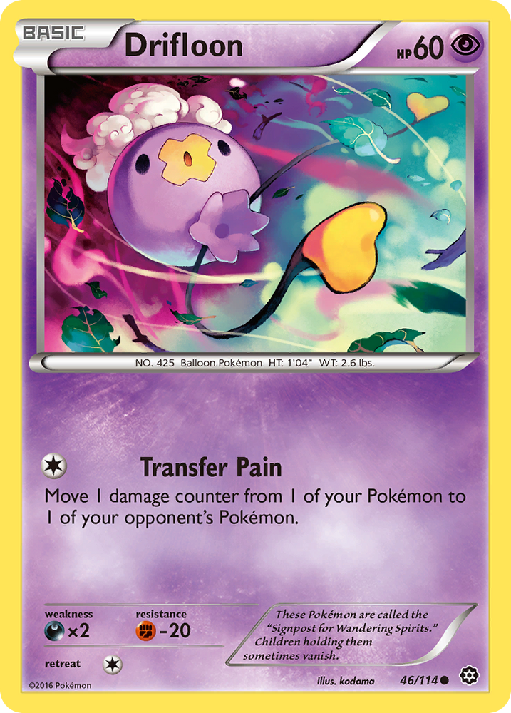 Drifloon (46/114) [XY: Steam Siege] 