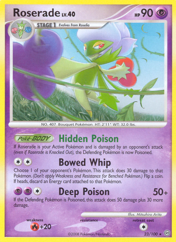 Roserade (23/100) [Diamond &amp; Pearl: Stormfront] 