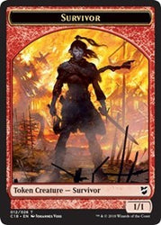 Survivor // Myr (023) Double-Sided Token [Commander 2018 Tokens] 