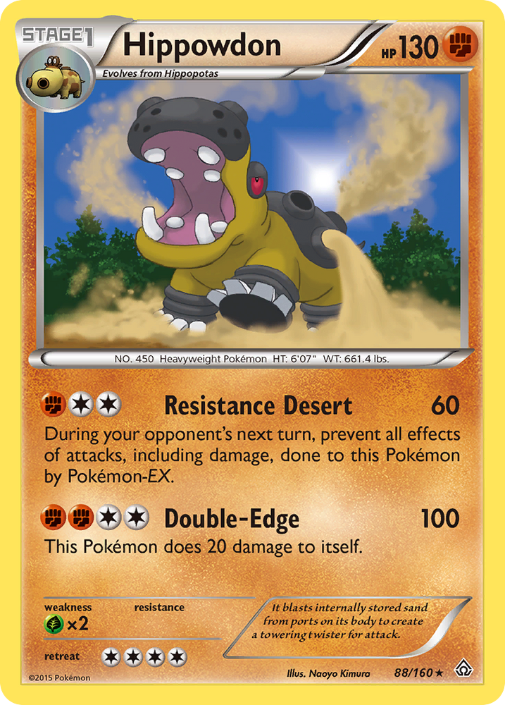 Hippowdon (88/160) [XY: Primal Clash] 
