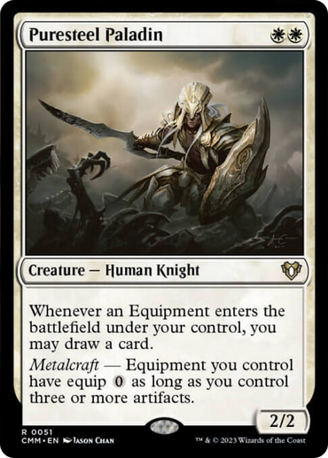Puresteel Paladin [Commander Masters] 