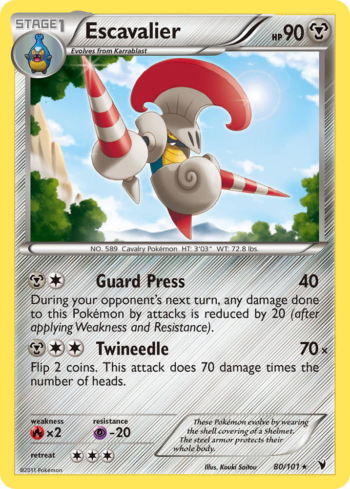 Escavalier (80/101) [Black &amp; White: Noble Victories] 