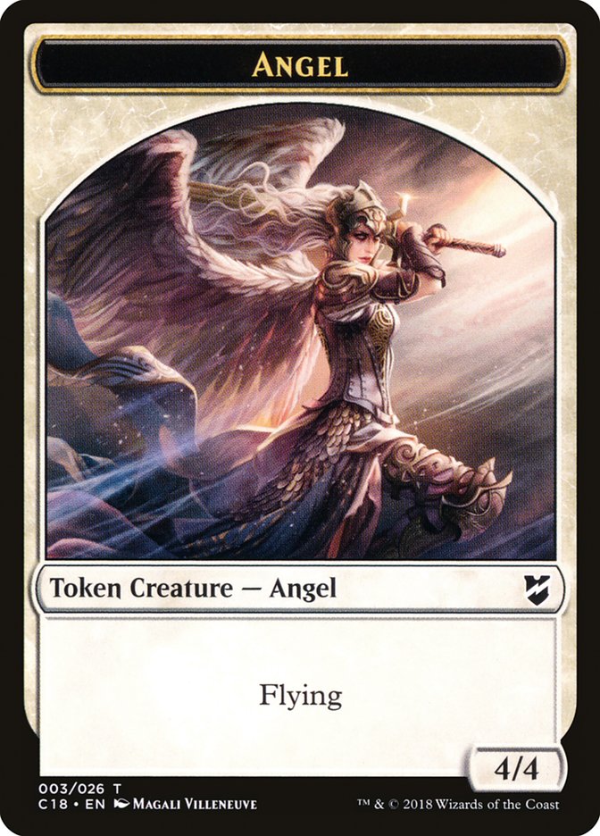 Zombie // Angel Double-Sided Token [Order 2018 Tokens] 