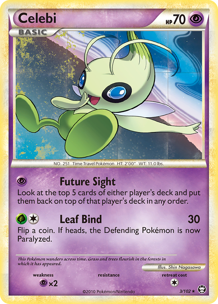 Celebi (3/102) [HeartGold &amp; SoulSilver: Triumphant] 