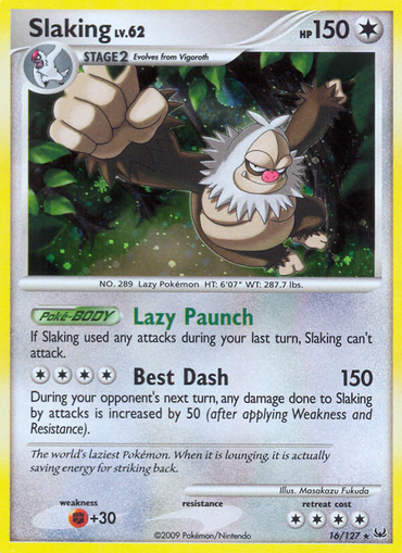 Slaking (16/127) [Platinum: Base Set] 