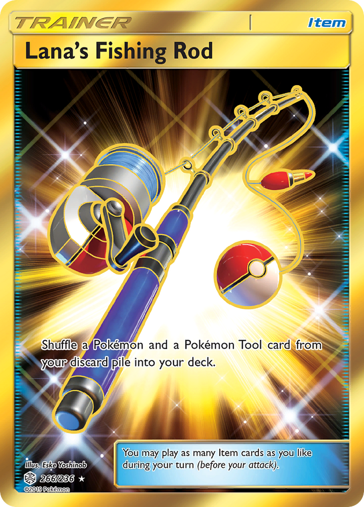 Lana's Fishing Rod (266/236) [Sun &amp; Moon: Cosmic Eclipse] 