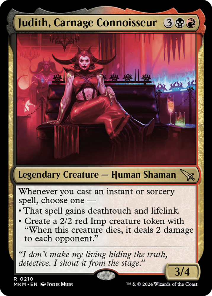 Judith, Carnage Connoisseur [Murders at Karlov Manor] 