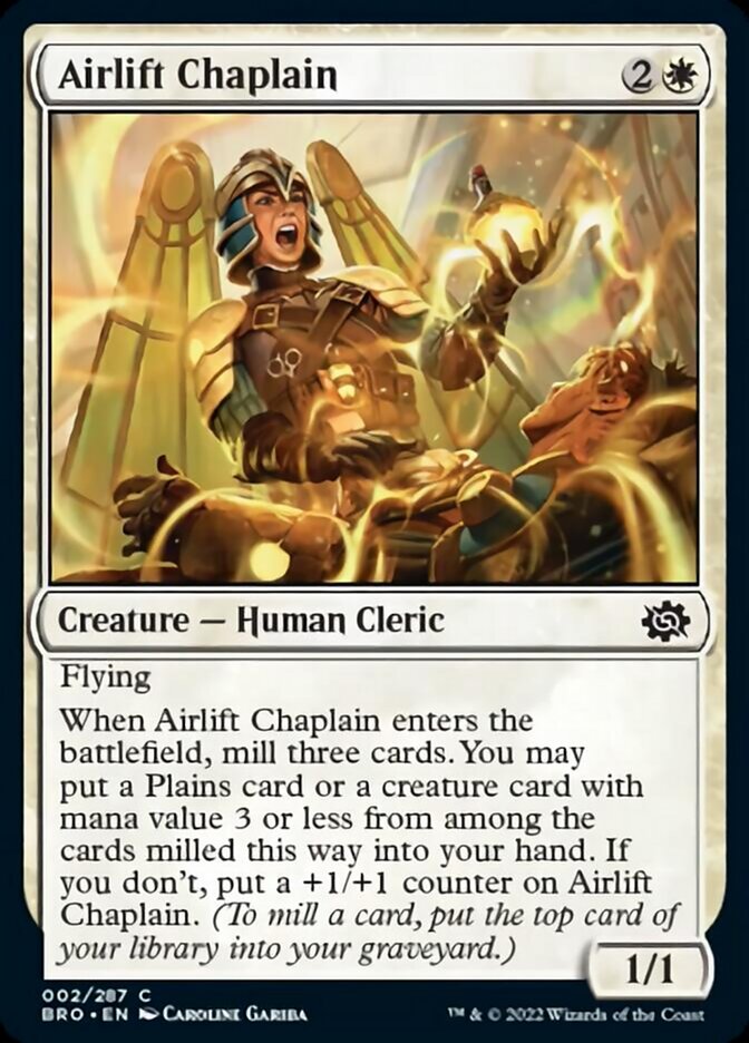 Airlift Chaplain [The Brothers' War] 