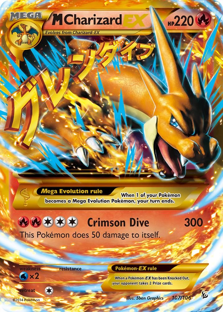 M Charizard EX (107/106) [XY: Flashfire] 
