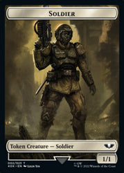 Soldier (002) // Space Marine Devastator Double-Sided Token [Warhammer 40,000 Tokens] 