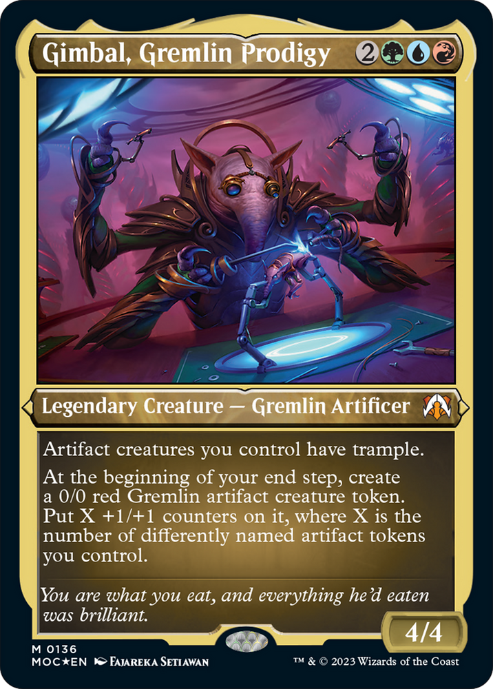 Gimbal, Gremlin Prodigy (Display Commander) [March of the Machine Commander] 