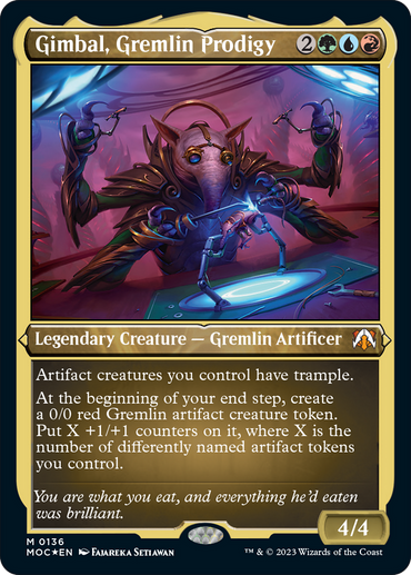 Gimbal, Gremlin Prodigy (Display Commander) [March of the Machine Commander] 