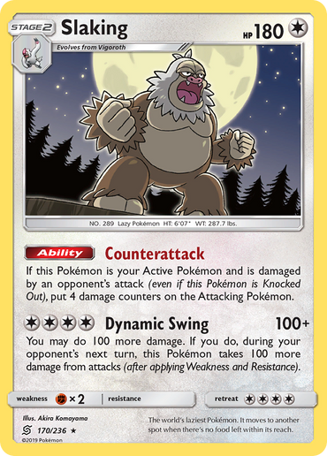 Slaking (170/236) [Sun &amp; Moon: Unified Minds] 