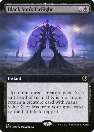 Black Sun's Twilight (Extended Art) [Phyrexia: All Will Be One] 