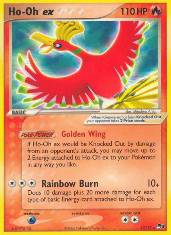 Ho-Oh ex (17/17) (Holo) [POP Series 3] 