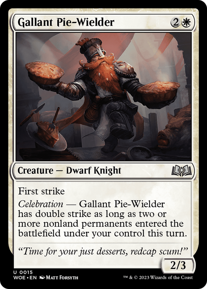 Gallant Pie-Wielder [Wilds of Eldraine] 