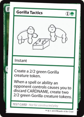 Gorilla Tactics (2021 Edition) [Mystery Booster Playtest Cards] 