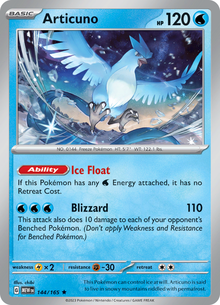 Articuno (144/165) [Scarlet &amp; Violet: 151] 